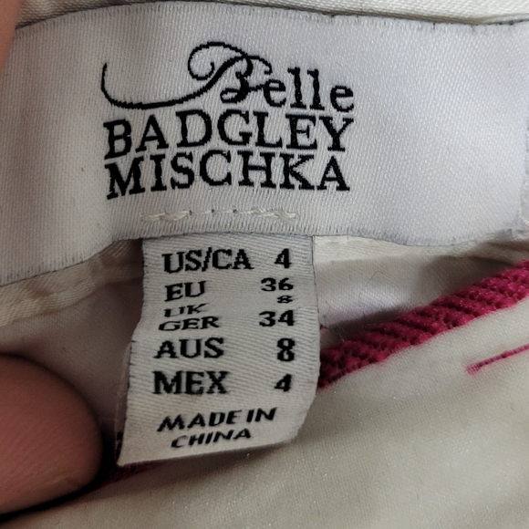 Badgley Mischka, Nayeli Rainbow Maxi Skirt, Size 4 - Picture 3 of 4